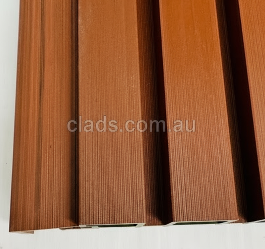 External Cladding In Mahogany 4 Slat 2.8 M - Cladding Supplies Of Australia