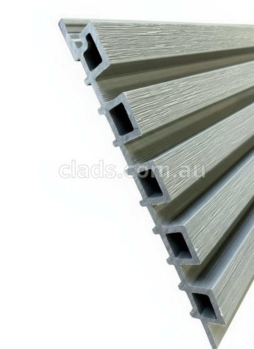 External Cladding Charcoal Grey Color 5 Slat 2.2 M