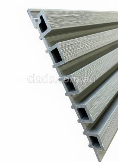 External Cladding Charcoal Grey Color 5 Slat 2.2 M