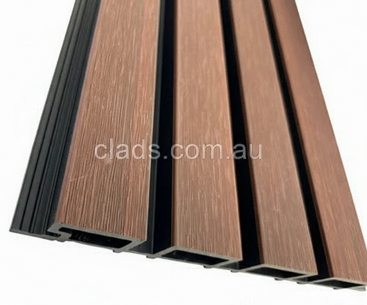 External Cladding In Half Mahogany 4 Slat 5.8 M