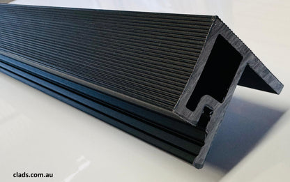 Starter Capping Piece In Black 2.9 M
