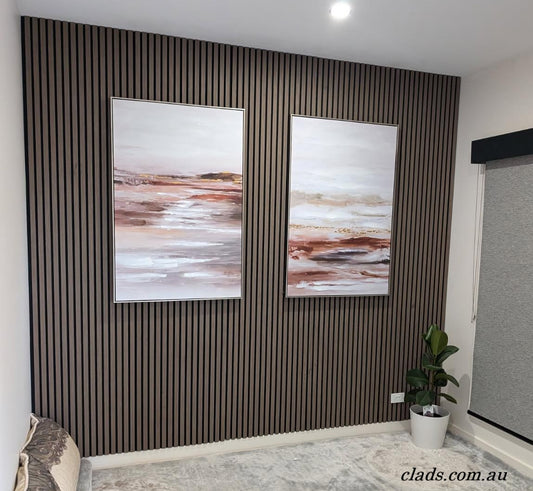 Acoustic Panel In Walnut Oak 2.4 M