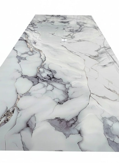 Glossy 3D PVC Natural Stone look Marble Sheet