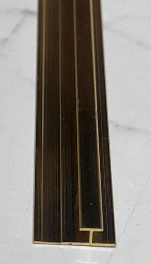H JOINT TO JOIN BETWEEN TWO MARBLE SHEET IN GOLD 3 M