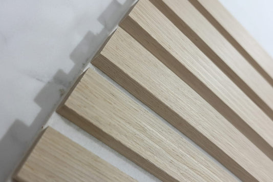 Acoustic Panel White Oak 3 Sides Cover White Oak