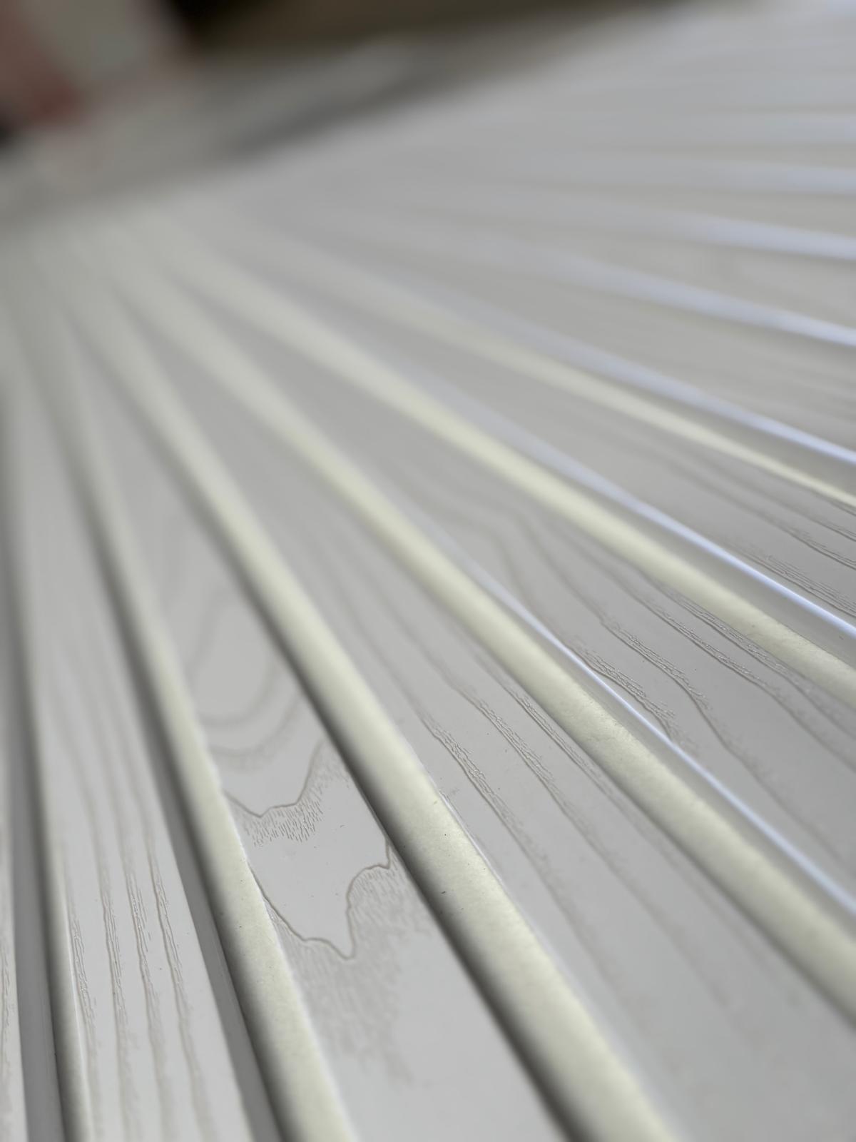 Acoustic Panel/MDF Core 3 Sides Cover In Snow White Mountain 2.7 M - Cladding Supplies Of Australia