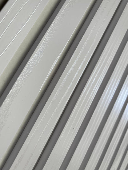 Acoustic Panel/MDF Core 3 Sides Cover In Snow White Mountain 2.7 M - Cladding Supplies Of Australia