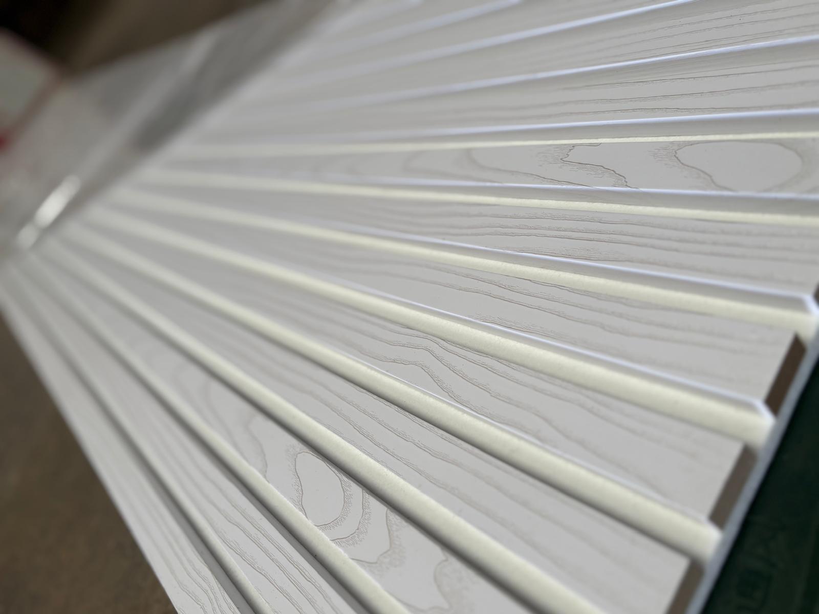 Acoustic Panel/MDF Core 3 Sides Cover In Snow White Mountain 2.7 M - Cladding Supplies Of Australia