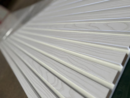 Acoustic Panel/MDF Core 3 Sides Cover In Snow White Mountain 2.7 M - Cladding Supplies Of Australia
