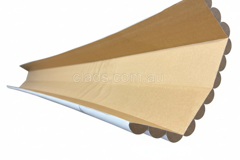 Flexible Mdf Half Round In White 2.7 M - Cladding Supplies Of Australia