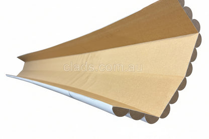 Flexible Mdf Half Round In White 2.7 M - Cladding Supplies Of Australia
