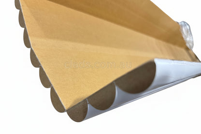 Flexible Mdf Half Round In White 2.7 M - Cladding Supplies Of Australia