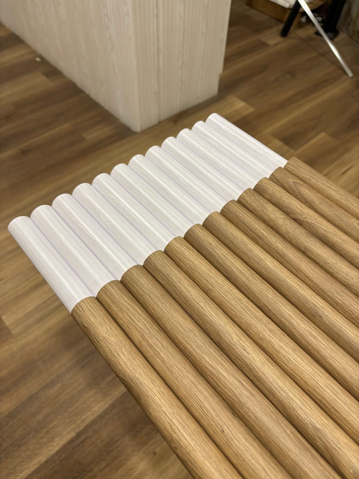 Flexible Mdf Half Round In Dark Teak 2.7 M - Cladding Supplies Of Australia