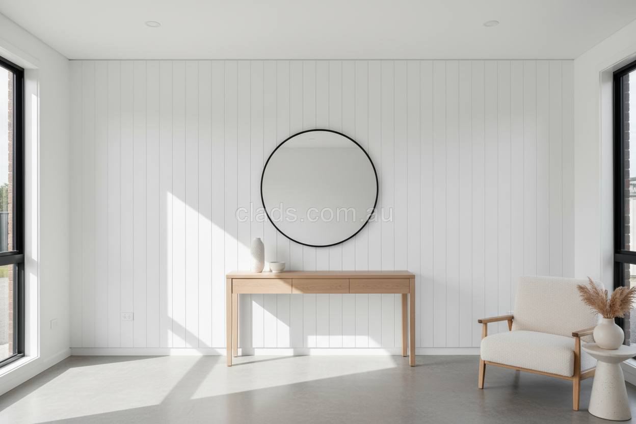 Vj Panel In White 3 M - Cladding Supplies Of Australia