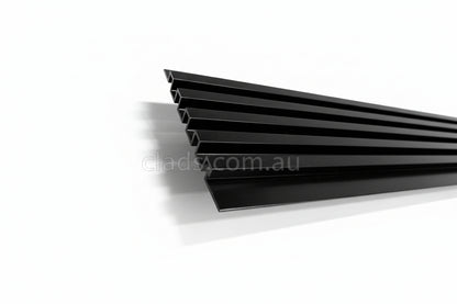 1.9 MM Thick Shadow Aluminium Cladding In Black