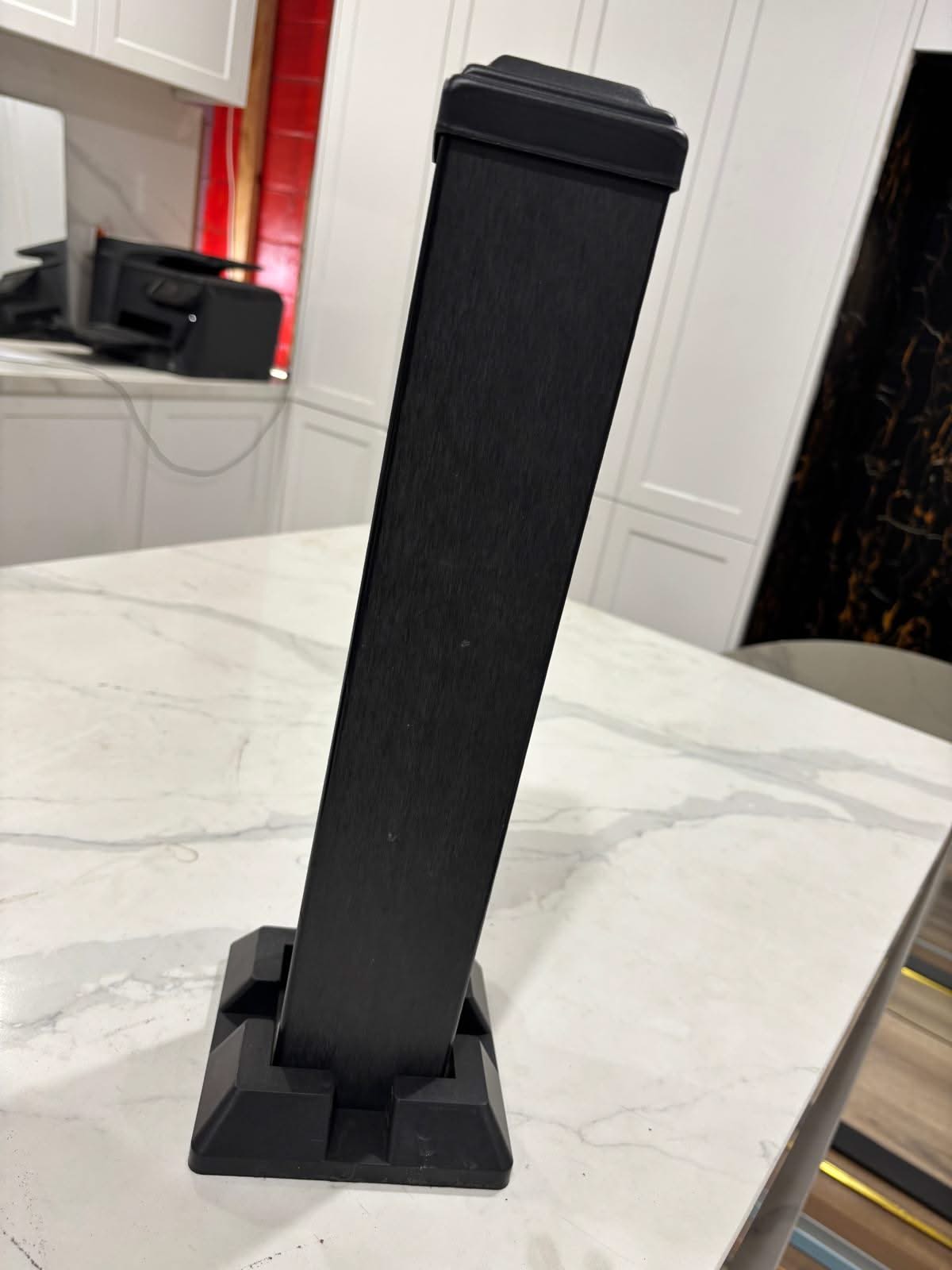 Horizontal WPC cladding post and accessories featuring durable, natural-looking wood grain finish from Cladding Supplies of Australia.