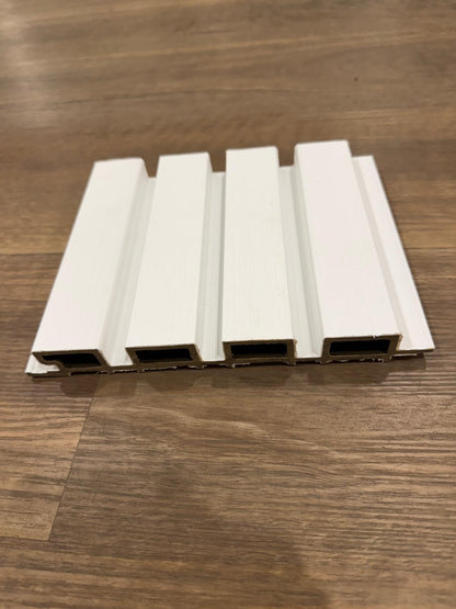 External Cladding In Nordic white 4 Slat
