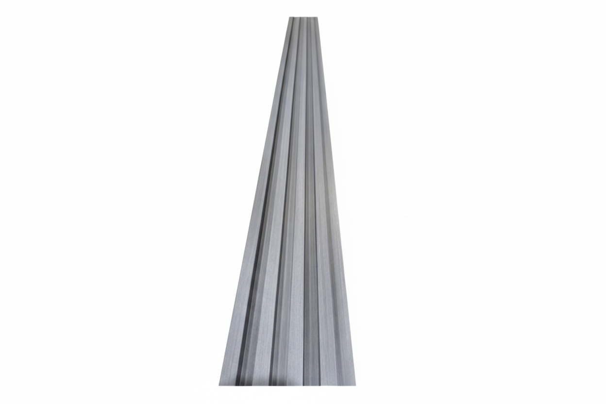 Internal Cladding 24MM Grey Small Flute 4 Slat 2.7 M - Cladding Supplies Of Australia