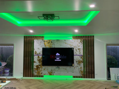 Marble Sheet in 3D Gold 3 M - Cladding Supplies Of Australia