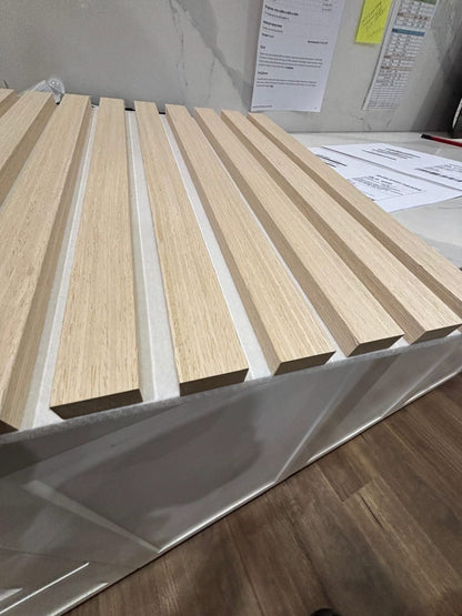 Acoustic Panel White Oak 3 Sides Cover White Oak - Cladding Supplies Of Australia