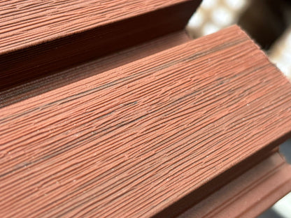 External Cladding In Mahogany 4 Slat - Cladding Supplies Of Australia