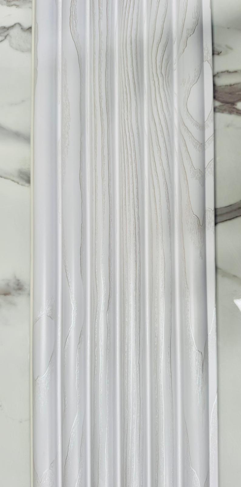 Half Circle Cladding Modernise Any Room with White WPC Cladding Panels