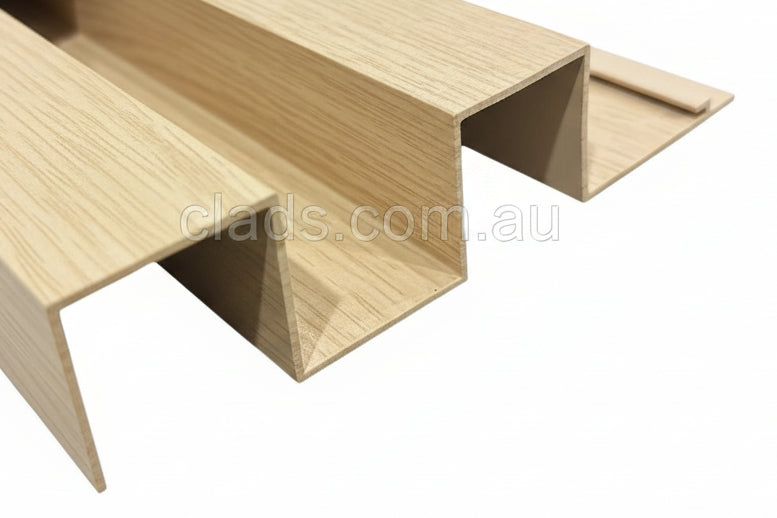 Aluminium Cladding In Oak 3.2 M - Cladding Supplies Of Australia
