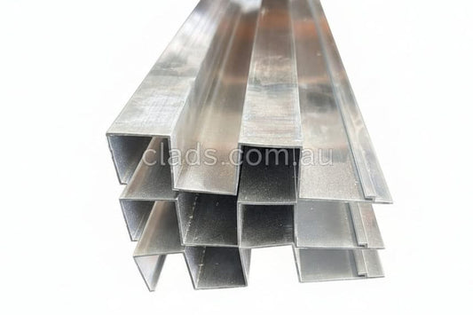 Aluminum exterior cladding in Dulux colors with powder coating by Clads.com.au, showing a sleek, durable building facade.