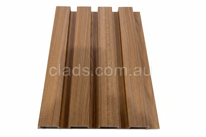 Internal Cladding In 21 MM Teak Big Flute 4 Slat 5.8 M - Cladding Supplies Of Australia