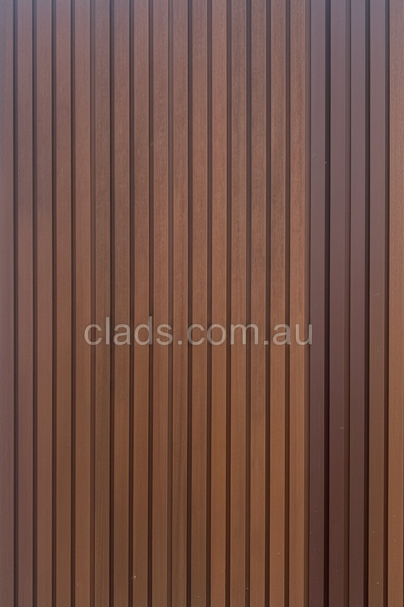 External Cladding In Brown Ipe 4 Slat - Cladding Supplies Of Australia