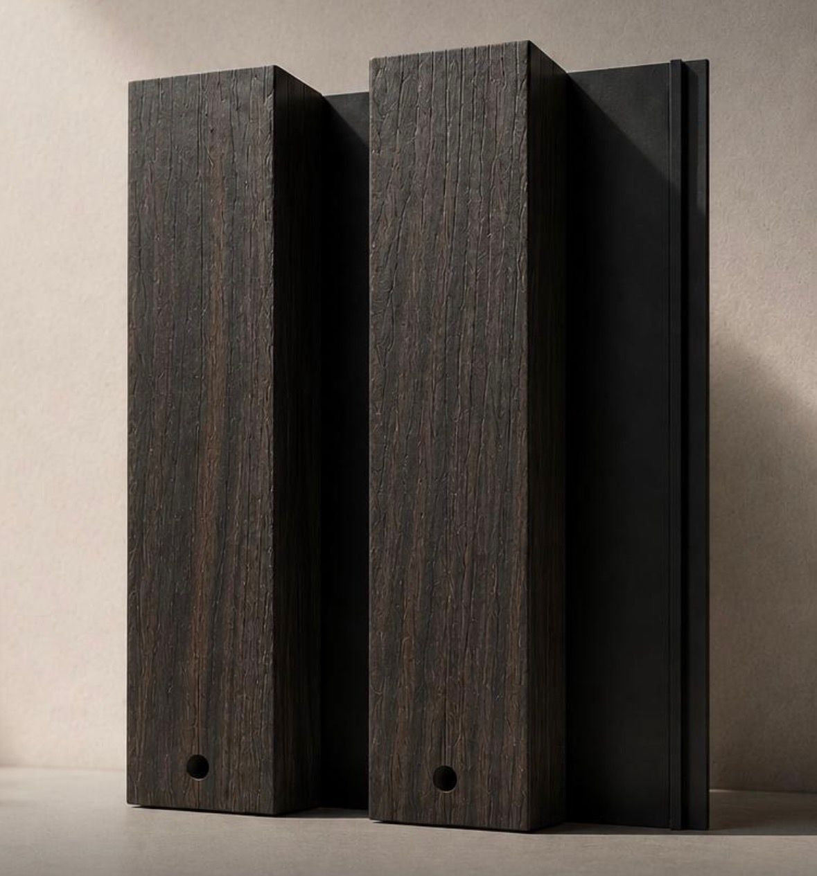 Aluminum cladding Timber Shades With Black infill