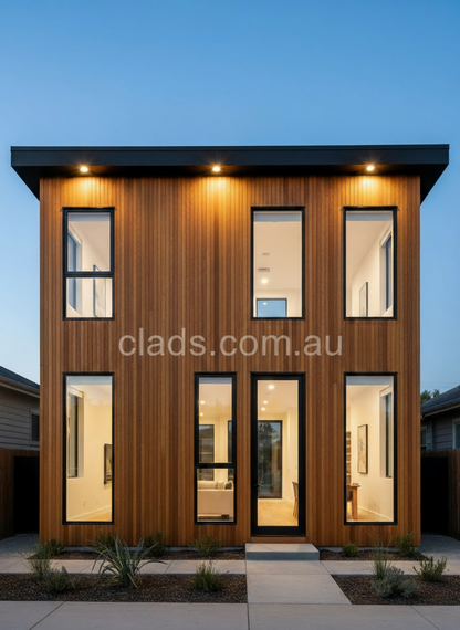 External Cladding In Teak Of Decking 4 slat 2.7 M