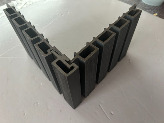 Cladding Capping End Piece & Starting Piece In Brown 2.9 M - Cladding Supplies Of Australia