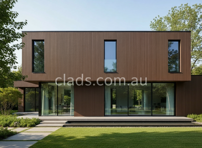 External Cladding Chocolate Color 4 slat 1 M