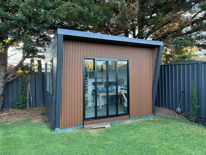 External Cladding In Half Brown 4 Slat 2.7 M - Cladding Supplies Of Australia