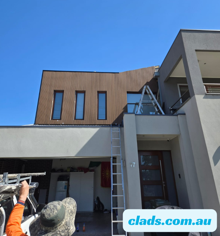 External Cladding In Half Brown 4 Slat 2.4 M - Cladding Supplies Of Australia