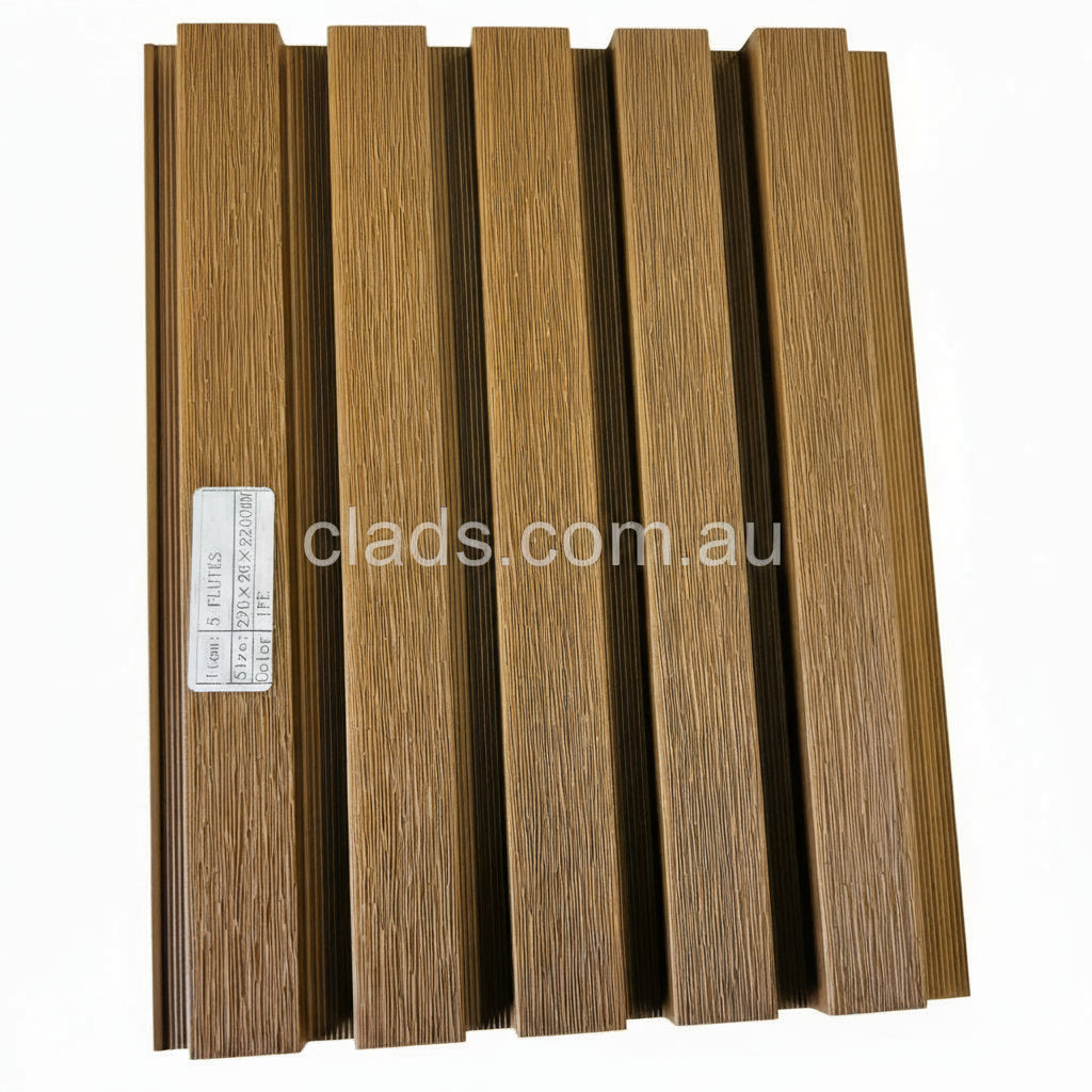 Walnut Timber Cladding Choose IPE 5 Slat External Cladding for Long-Lasting Walls
