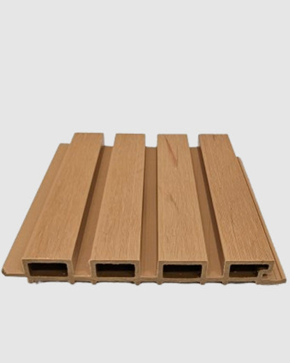 External Cladding In Light Teak 4 Slat 3 M - Cladding Supplies Of Australia