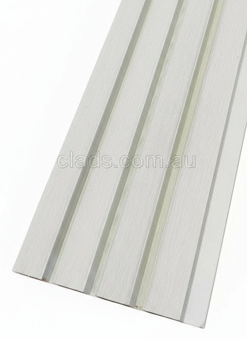 External Cladding White Color 4 Slat 2.4 Meter | Cladding Supplies Of ...