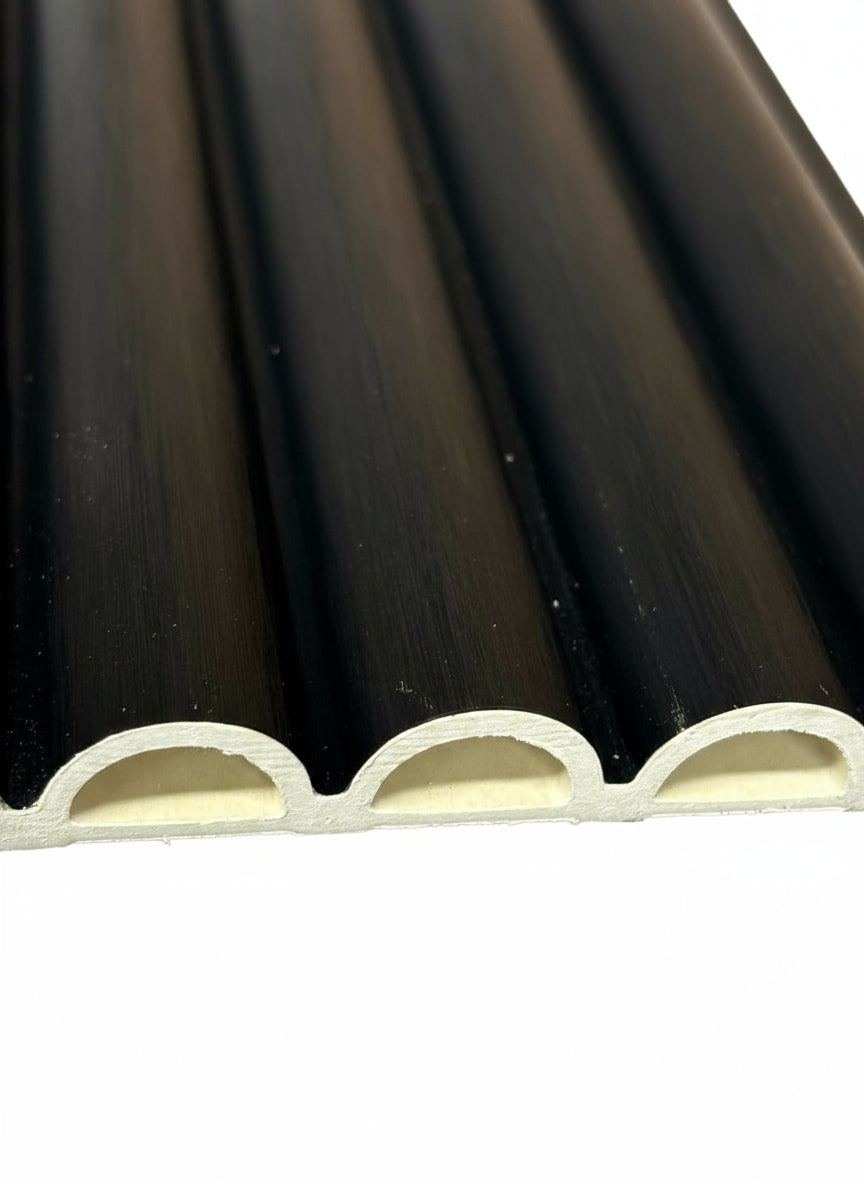 Mini Round Cladding Versatile Black Half Circle Cladding for your Home