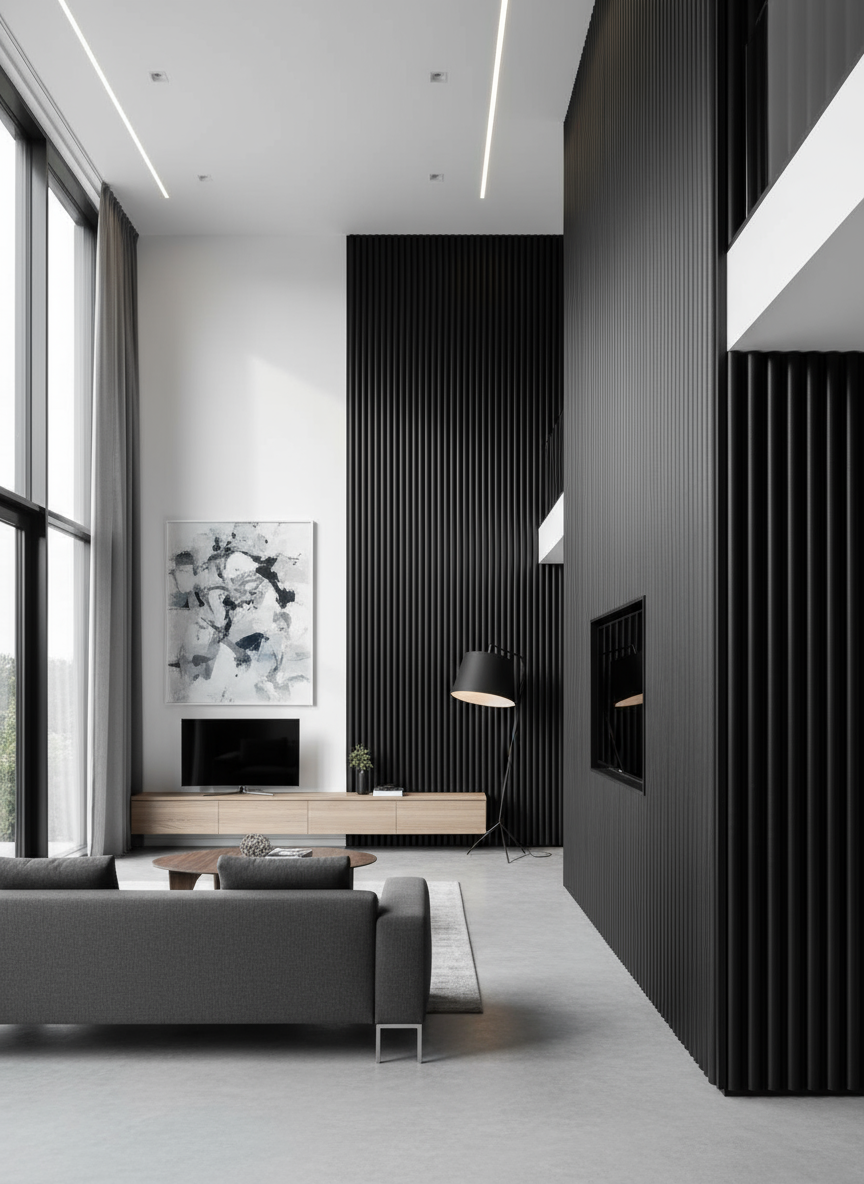 Internal Cladding Half Circle in Black 3 M - Cladding Supplies Of Australia