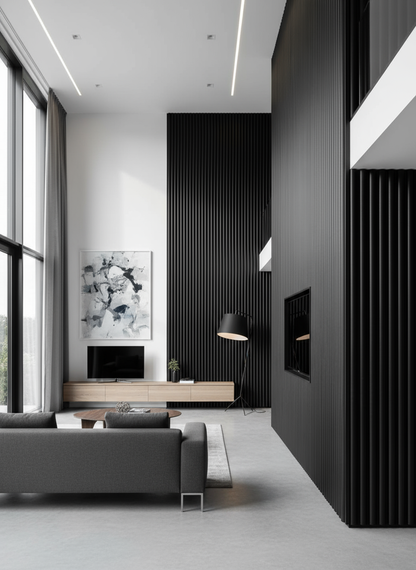 Internal Cladding Half Circle in Black 3 M - Cladding Supplies Of Australia