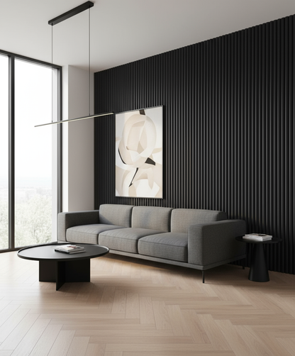 Internal Cladding Half Circle in Black 3 M - Cladding Supplies Of Australia