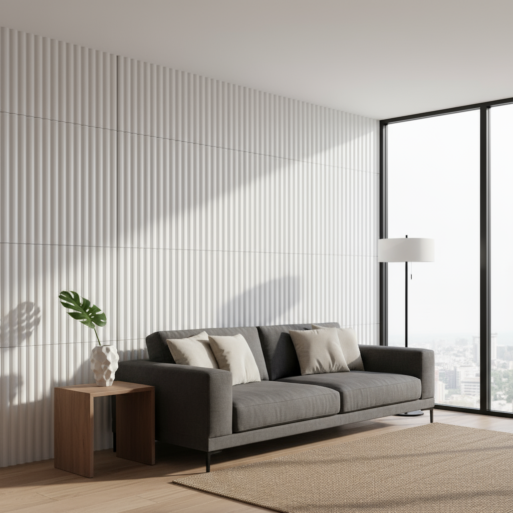 Internal Cladding Half Circle Pure White Color 2.7 M