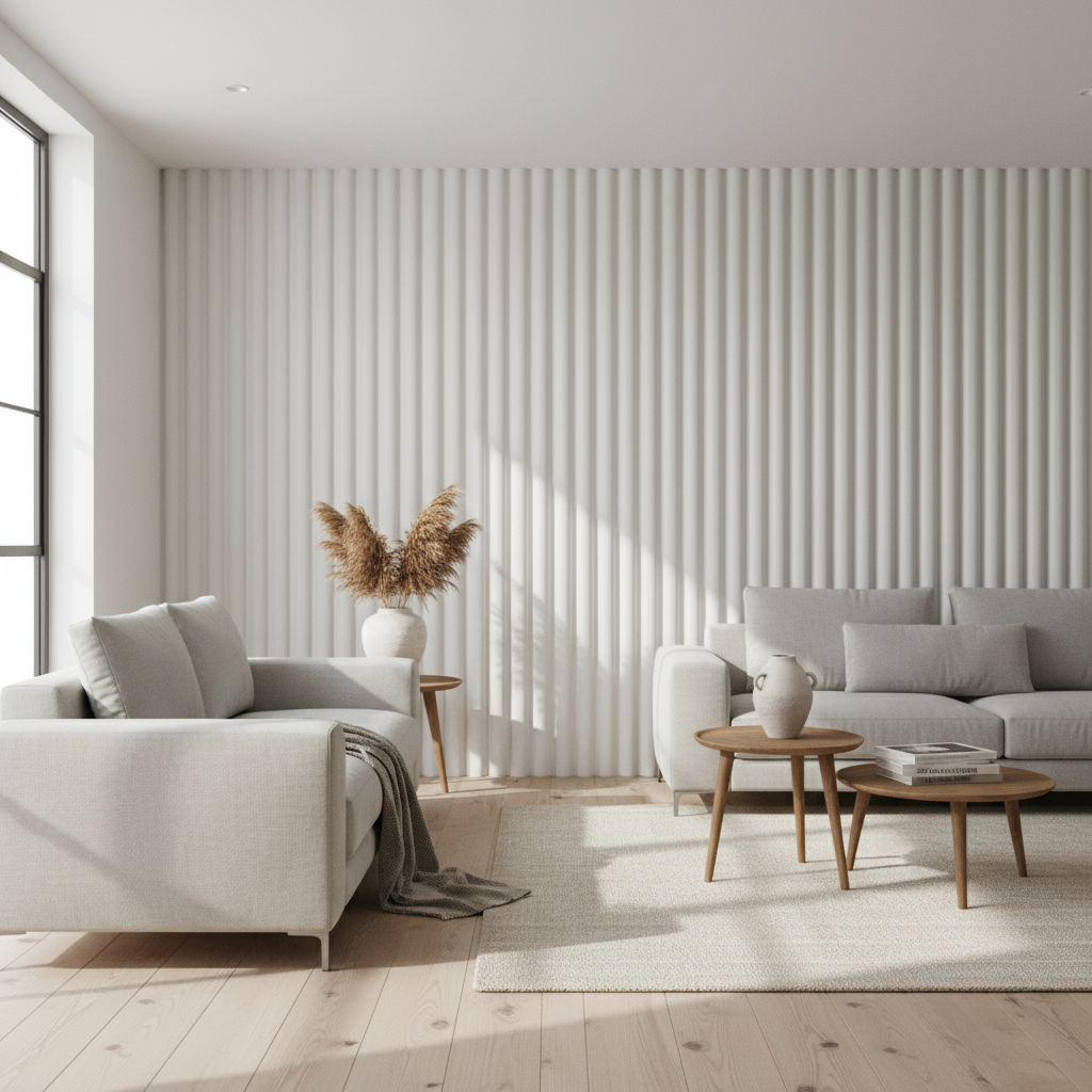 Internal Cladding Half Circle Pure White Color 2.7 M