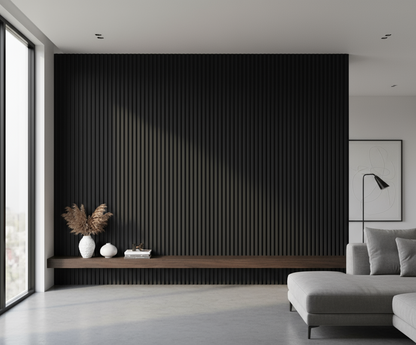 Internal Cladding In 103 Black 6 Slat 3 M