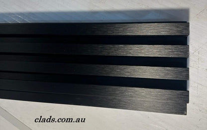 Internal Cladding in Black-37 4 Slat 2.7 M - Cladding Supplies Of Australia