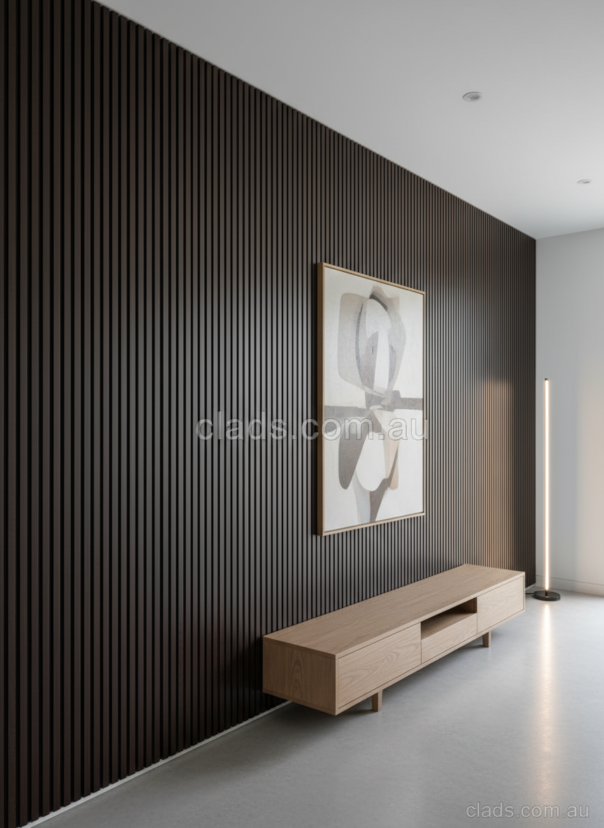 Internal Cladding In Brown Japan 4 Slat 2.7 M - Cladding Supplies Of Australia