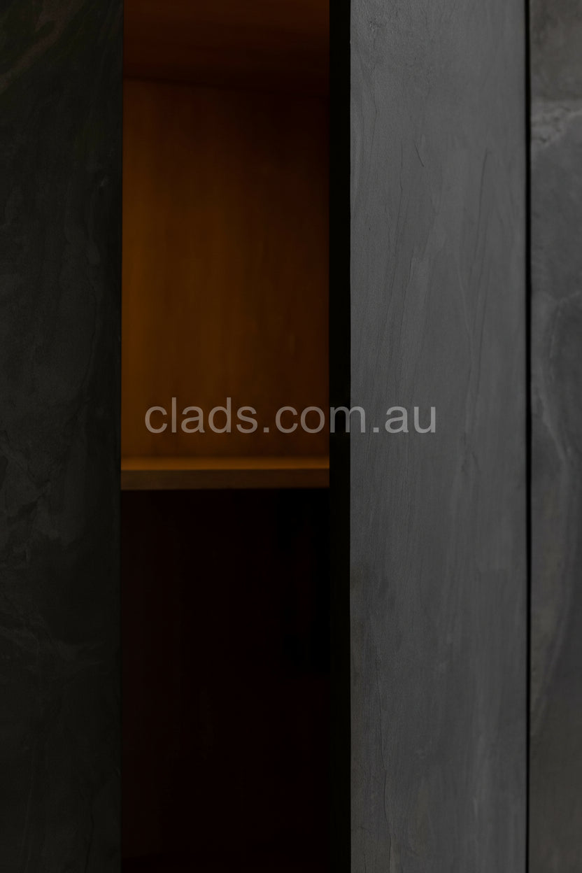 Chalk Cladding Bring Modern Style with Natural Charcoal Stone Cladding L