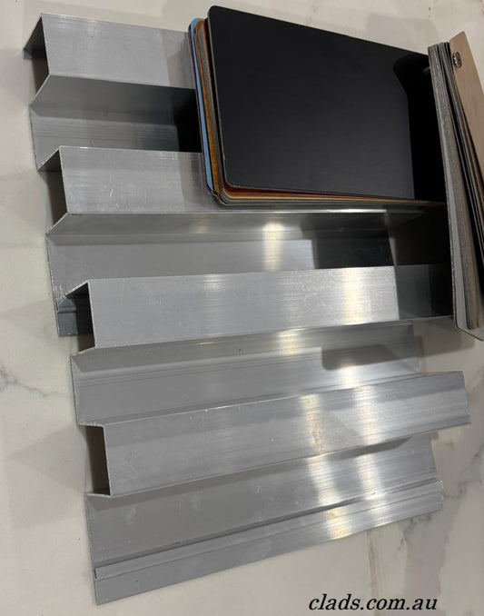 Aluminium Cladding In Black 3.2 M - Cladding Supplies Of Australia